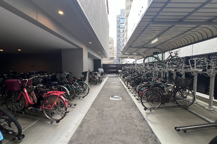 ザ・青葉通レジデンスの自転車置場